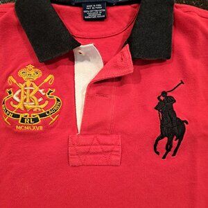Ralph Lauren Polo M Big Pony Red Black